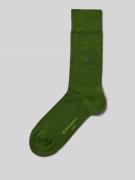 Burlington Socken mit Label-Details in Gruen, Größe 40-46