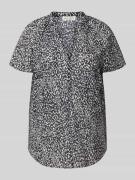 Marc O'Polo Regular Fit Blusenshirt aus reiner Baumwolle in Black, Grö...