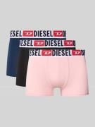 Diesel Trunks mit Logo-Stitching Modell 'Damien' im 3er-Pack in Rosa, ...