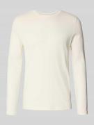 MCNEAL Longsleeve mit geripptem Rundhalsausschnitt in Offwhite, Größe ...