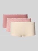 Sloggi Pantie mit Logo-Print Modell 'Crush' im 3er-Pack in Mauve, Größ...