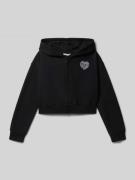 Guess Sweatjacke mit Reißverschluss in Black, Größe 164