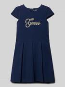 Guess Minikleid mit Label-Detail in Marine, Größe 104