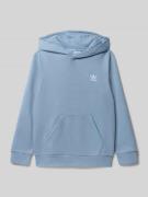 adidas Originals Hoodie mit Kapuze in Rauchblau, Größe 140