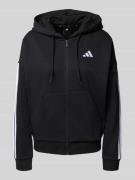 adidas Sportswear Sweatjacke mit Label-Stitching und Känguru-Tasche in...