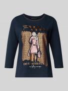 Betty Barclay Longsleeve mit 3/4-Arm in Marine, Größe 36