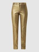 Mason's Curvy Fit Hose in Metallic-Optik Modell 'Jaqueline' in Gold, G...
