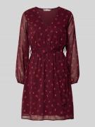 Only Tailliertes Freizeitkleid mit Ballonärmeln Modell 'CERA' in Borde...