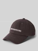 Drykorn Basecap mit Statement-Stitching Modell 'Jesper' in Schoko, Grö...