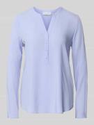 Christian Berg Woman Blusenshirt aus Viskose mit V-Ausschnitt in Laven...