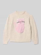 s.Oliver RED LABEL Loose Fit Strickpullover mit Artwork Stitching in S...