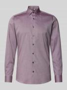 OLYMP Level Five Slim Fit Business-Hemd mit Kentkragen in Bordeaux, Gr...