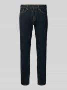 Levi's® Regular Fit Jeans mit Eingrifftaschen Modell '505™' in Marine,...