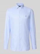 Polo Ralph Lauren Regular Fit Business-Hemd mit Kentkragen in Bleu, Gr...