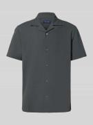 Christian Berg Men Regular Fit Freizeithemd mit 1/2-Arm in Stein, Größ...