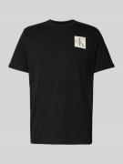 Calvin Klein Jeans Regular Fit T-Shirt aus reiner Baumwolle mit Logo-P...