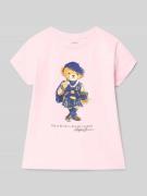 Polo Ralph Lauren Kids T-Shirt mit Motiv-Print und Rundhalsausschnitt ...