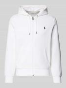 Polo Ralph Lauren Sweatjacke mit Kapuze in Weiss, Größe L