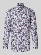 OLYMP Modern Fit Businesshemd mit Kentkragen in Weiss, Größe 39