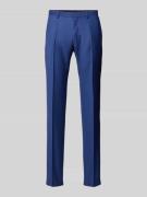 Roy Robson Slim Fit Anzughose mit Bügelfalten in Royal, Größe 50