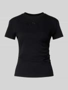BOSS Slim Fit T-Shirt aus reiner Baumwolle in Black, Größe L