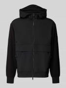 BOSS Orange Regular Fit Sweatjacke aus reiner Baumwolle Modell 'ZE_HOO...