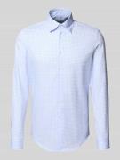 SEIDENSTICKER Slim Fit Business-Hemd mit Knopfleiste in Bleu, Größe 44