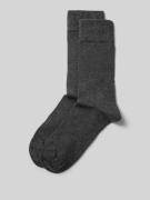 s.Oliver RED LABEL Kniestrümpfe aus Baumwoll-Mix im 2er-Pack in Anthra...