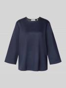 Rich & Royal Regular Fit Sweatshirt mit Rundhalsausschnitt und 3/4-Arm...