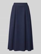 Rich & Royal Midirock mit elastischem Bund in Marine, Größe M