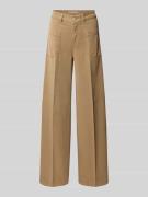 Raffaello Rossi Wide Leg Hose aus Viskose-Mix Modell 'MIRU' in Camel, ...