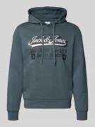 Jack & Jones Hoodie mit Kapuze in Blau, Größe L