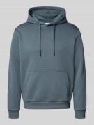 Jack & Jones Hoodie mit Kapuze Modell 'BRADLEY' in Petrol, Größe L