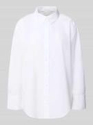 Tom Tailor Regular Fit Hemdbluse aus Lyocell-Baumwoll-Mix in Weiss, Gr...