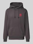 Tommy Jeans Regular Fit Hoodie aus Baumwoll-Mix in Black, Größe L