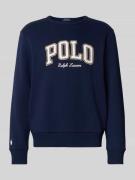 Polo Ralph Lauren Sweatshirt mit Label-Detail in Marine, Größe L