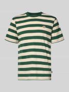 Dickies T-Shirt mit Label-Patch Modell 'RIVERGROVE' in Dunkelgruen, Gr...