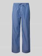 Christian Berg Men Relaxed Fit Pyjama-Hose mit Tunnelzug in Blau, Größ...