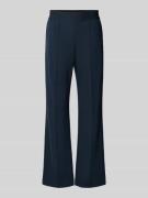 Christian Berg Woman Hose aus Viskose-Mix mit weitem Bein in Dunkelbla...