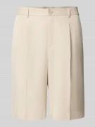 Les Deux Shorts mit Bügelfalten Modell 'Randall' in Sand, Größe 32