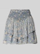 Pepe Jeans Ausgestellter Chiffon-Rock mit floralem Allover-Muster Mode...