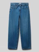 Only Straight Fit Jeans aus reiner Baumwolle Modell 'GIANNA' in Blau, ...
