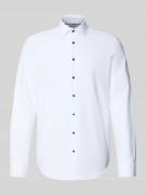 Jake*s Regular Fit Business-Hemd mit Kentkragen in Weiss, Größe 41/42