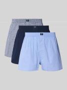MCNEAL Boxershorts mit elastischem Bund im 3er-Pack in Marine, Größe S