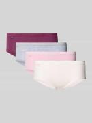 Sloggi Slip mit elastischem Bund Modell 'BASIC' im 4er-Pack in Lila, G...