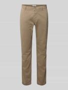 Casual Friday Hose mit Gesäßtaschen in Beige, Größe 30/30