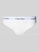 Calvin Klein Underwear String aus Baumwoll-Mix in Weiss, Größe L