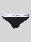Calvin Klein Underwear String mit elastischem Logo-Bund in Black, Größ...