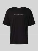 Tommy Hilfiger Relaxed Fit T-Shirt aus reiner Baumwolle in Black, Größ...