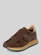 Blauer USA Sneaker mit Schnürverschluss Modell 'MILLEN' in Dunkelbraun...